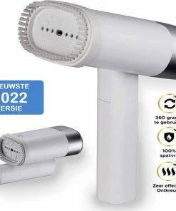 Coupon ???? Xclusive-lifestyle® Easy-Compact Kledingstomer - Thuis En Op Reis - Gordijnen, Stoffen En Meubels - Kleding Stomer - Handstomer - Incl. Reis-etui En Kledinghaakje ????