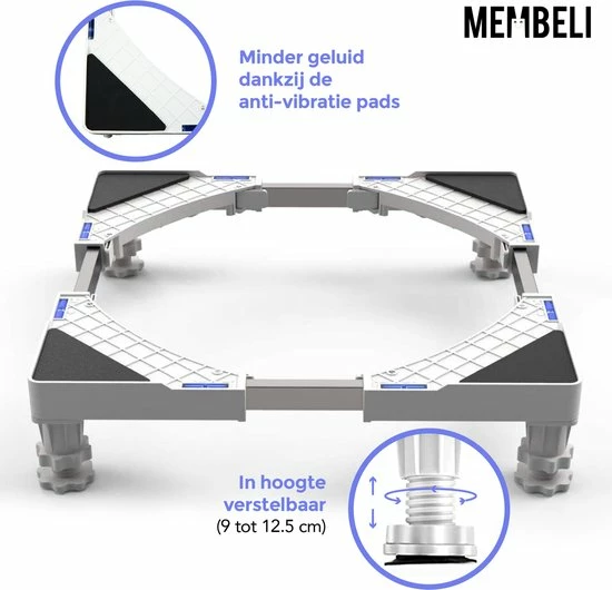 Promo ???? Membeli Wasmachine Verhoger - Universele Verhoging Voor Wasmachine, Droger, Koelkast En Vriezer - Anti Vibratie Dempers - Max 300kg ⌛ 5 Promo ???? Membeli Wasmachine Verhoger - Universele Verhoging Voor Wasmachine, Droger, Koelkast En Vriezer - Anti Vibratie Dempers - Max 300kg ⌛ - Afbeelding 3