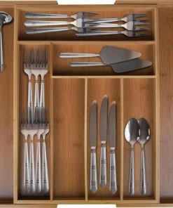 Beste recensies van ???? KitchenBrothers Bamboe Bestekbak 6 Vaks - Verstelbare Besteklade Organizer Uitschuifbaar Naar 8 Vaks - Bestek Opbergen - Opbergbak - Bestekcassette - 30-44.5 Cm - Hout ???? -Yoshiko Shop 550x533 5
