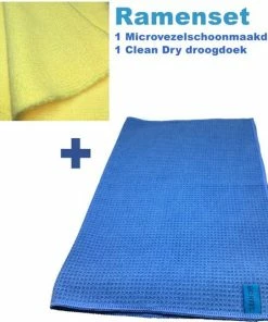 Beste recensies van ???? Merkloos Clean Dry Ramenset Raamdoeken Origineel 45 X 60 Blauw/Geel ????