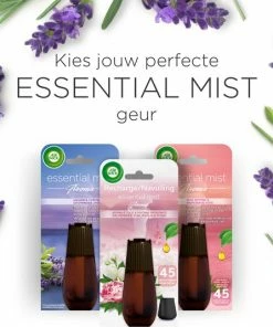 Beste Verkoop ???? Air Wick Essential Mist Automatische Luchtverfrisser - Ontspannende Lavendel - 3 Navullingen ???? -Yoshiko Shop 550x535 3
