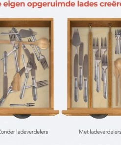 Hete verkoop ???? KitchenBrothers Ladeverdeler - Lade Organizer - Uitschuifbaar - Verstelbaar - 4 Stuks - Bamboe ???? 12 Hete verkoop ???? KitchenBrothers Ladeverdeler - Lade Organizer - Uitschuifbaar - Verstelbaar - 4 Stuks - Bamboe ???? -Yoshiko Shop 550x535 5