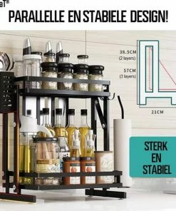 Korting ⭐ TammaT - Kruidenrek - Kruidenrek Staand - Inklapbare Keukenrek - 3-laags 35x21x56,5CM - Keuken Organizer - Aanrecht Organizer - Keuken Opslag - Roestvrij Staal - Opbergrek - Keuken Organizers - Roestvrij En Krasvrij ???? 31 Korting ⭐ TammaT - Kruidenrek - Kruidenrek Staand - Inklapbare Keukenrek - 3-laags 35x21x56,5CM - Keuken Organizer - Aanrecht Organizer - Keuken Opslag - Roestvrij Staal - Opbergrek - Keuken Organizers - Roestvrij En Krasvrij ???? -Yoshiko Shop 550x536 11