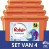 Aanbiedingen ✔️ Robijn Stralend Wit 3 In 1 Wascapsules - 4 X 15 Wasbeurten - Voordeelverpakking ???? -Yoshiko Shop 550x536 2