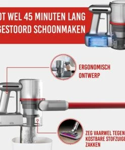 Aanbiedingen ???? Looki Airbot - 4-in-1 Steelstofzuiger En Kruimeldief - 21KPA - Draadloos & Zakloos - Oplaadbaar - 150W - Stofzuiger Zonder Zak ✨ -Yoshiko Shop 550x538 3