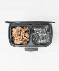 Uitgang ???? Brabantia Bo Prullenbak - 2 X 30 L - Met 80 Vuilniszakken - Matt Black ???? -Yoshiko Shop 550x539