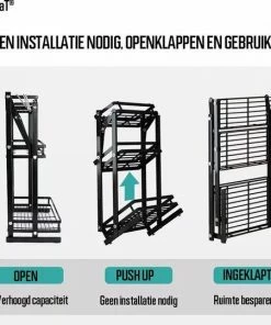 Korting ⭐ TammaT - Kruidenrek - Kruidenrek Staand - Inklapbare Keukenrek - 3-laags 35x21x56,5CM - Keuken Organizer - Aanrecht Organizer - Keuken Opslag - Roestvrij Staal - Opbergrek - Keuken Organizers - Roestvrij En Krasvrij ???? 29 Korting ⭐ TammaT - Kruidenrek - Kruidenrek Staand - Inklapbare Keukenrek - 3-laags 35x21x56,5CM - Keuken Organizer - Aanrecht Organizer - Keuken Opslag - Roestvrij Staal - Opbergrek - Keuken Organizers - Roestvrij En Krasvrij ???? -Yoshiko Shop 550x540 10