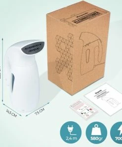 Beste Verkoop ???? LifeGoods Kledingstomer - Handstomer Voor Kleding/Textiel/Stof - 180ML Tank - Wit ???? -Yoshiko Shop 550x541