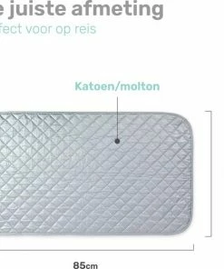 Nieuw ???? LBB - Strijkdeken - 85x50 Cm - Lichtgewicht - Strijkmat - Hitte Bestendig - Strijkdoek - Strijkplank - Tafel Strijkplank - Reisstrijkijzer - Mini Strijkijzer - Mini Strijkplank - Voor Op Tafel - Mouwplankje - Strijkkussen ???? -Yoshiko Shop 550x542 17