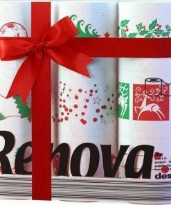 Groothandel ???? Renova Kerst Toiletpapier - Xmas Papier - Toiletpapier Kerstmis ????