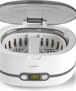 Beste Pirce ???? Nedis Ultrasone Juwelenreiniger | 130 Mm | 200 Mm | 125 Mm | Netvoeding | 230 V AC 50 Hz | Euro / Type-C (CEE 7/16) | Wit | Kunststof ✨ -Yoshiko Shop 550x546 4