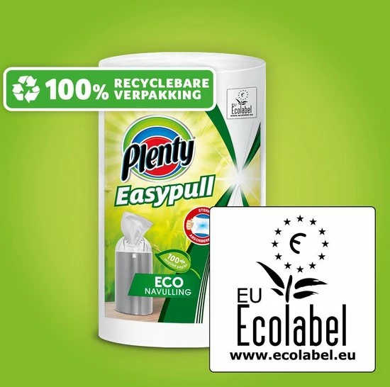 Beste deal ???? Plenty Easypull Eco Keukenrol - 6 Stuks - 100% Recycled Papier ???? 5 Beste deal ???? Plenty Easypull Eco Keukenrol - 6 Stuks - 100% Recycled Papier ???? - Afbeelding 3
