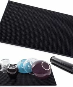 Groothandel ???? Afwas Droogmat - Afdruipmat - Barmat - Vaat Afwas Mat - Aanrechtmat - Siliconen - Anti Slip - 45 X 30 CM - Rheme ????