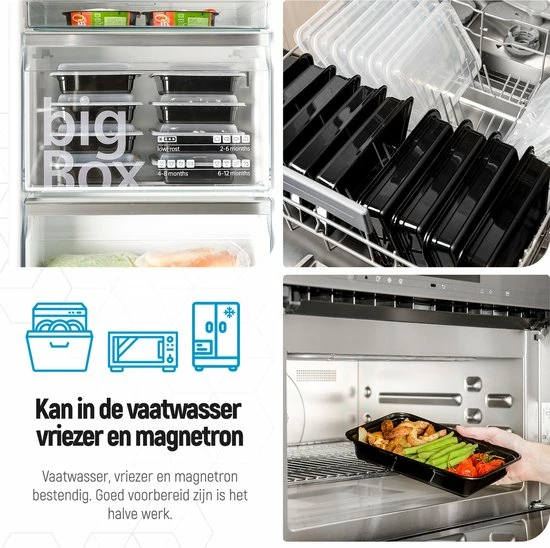 Gloednieuw ???? Meal Prep Bakjes - 10 Stuks - 1 Compartiment - Lunchbox - Diepvriesbakjes - Vershoudbakjes - Plastic Bakjes Met Deksel - Magnetron Bakjes Met Deksel - Meal Prep - Vershouddoos - 1L - BPA Vrij - Fitcrafters ???? 9 Gloednieuw ???? Meal Prep Bakjes - 10 Stuks - 1 Compartiment - Lunchbox - Diepvriesbakjes - Vershoudbakjes - Plastic Bakjes Met Deksel - Magnetron Bakjes Met Deksel - Meal Prep - Vershouddoos - 1L - BPA Vrij - Fitcrafters ???? - Afbeelding 7