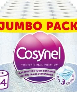 Groothandel ???? Cosynel Toiletpapier - 54 Rollen - 3-laags ????