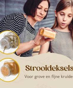 Beste recensies van ❤️ Comforder 12 Glazen Kruidenpotjes Met Strooideksel - Vierkante Kruidenstrooier - Complete Set Met Stickers, Trechter, Stift En Borstel ✔️ -Yoshiko Shop 550x550 1029