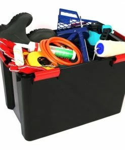 Uitgang ???? IRIS OHYAMA IRIS Airtight Opbergbox - 70L - 2 Stuks - Zwart/Rood ???? -Yoshiko Shop 550x550 1063