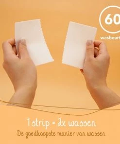 Nieuw ???? Cosmeau Wasmiddel Wasstrips 60 Wasbeurten Geurvrij Geurloos Wasvellen Detergent Sheets - Plasticvrij Biologisch Cosmo Cosmea Kosmo ???? -Yoshiko Shop 550x550 1070