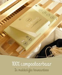 Nieuw ???? Cosmeau Wasmiddel Wasstrips 60 Wasbeurten Geurvrij Geurloos Wasvellen Detergent Sheets - Plasticvrij Biologisch Cosmo Cosmea Kosmo ???? -Yoshiko Shop 550x550 1071