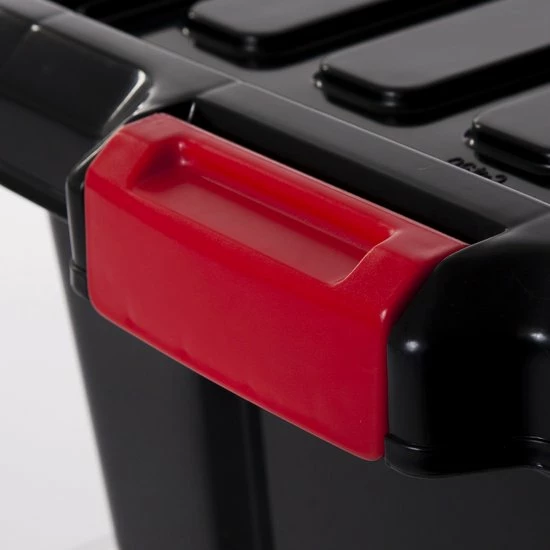 Goedkoop ???? IRIS OHYAMA IRIS Powerbox Kunststof Opbergbox - 68L - 3 Stuks - Zwart/Rood ???? 8 Goedkoop ???? IRIS OHYAMA IRIS Powerbox Kunststof Opbergbox - 68L - 3 Stuks - Zwart/Rood ???? - Afbeelding 6