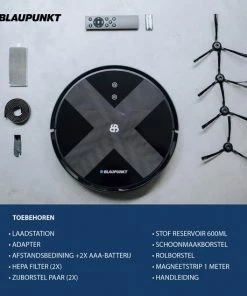 Hete verkoop ???? Blaupunkt Bluebot XVAC BPK-VCBB1XVBWT – Robotstofzuiger Met Dweilfunctie – Slimme Gyro Navigatie - Met Watertank ???? 19 Hete verkoop ???? Blaupunkt Bluebot XVAC BPK-VCBB1XVBWT – Robotstofzuiger Met Dweilfunctie – Slimme Gyro Navigatie - Met Watertank ???? -Yoshiko Shop 550x550 1103