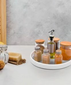 Goedkoopste ???? Skejo Draaiplateau Badkamer Accessoires Opbergrek Kruidenrek Plateau 1 - Keukenrek - Keuken Organizers - Koelkast Organiser Staand - Aanrecht Rek - Lazy Susan - Keukenkastorganizers - Kruidencarrousel - Rond - Draaischijf - Kruiden Organizer - Draaibaar ???? -Yoshiko Shop 550x550 1106