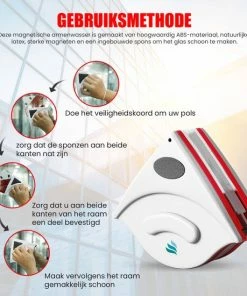 Nieuw ???? TibaGoods Magnetische Raamwisser Voor Dubbelglas - Ruitenreiniger - Ramenwasser - Magneet Ruitenwisser ???? -Yoshiko Shop 550x550 1113