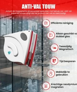 Nieuw ???? TibaGoods Magnetische Raamwisser Voor Dubbelglas - Ruitenreiniger - Ramenwasser - Magneet Ruitenwisser ???? -Yoshiko Shop 550x550 1118