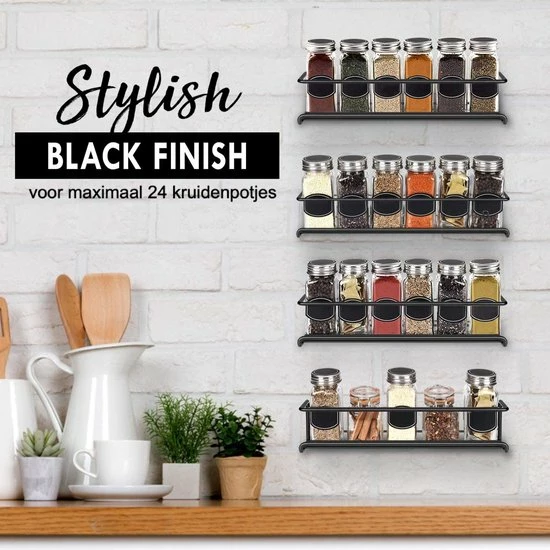 Beste recensies van ???? Disaja Kruidenrek Ophangbaar Kruidenpotjes Wandrek Organizer Keuken Accessoires - Zwart - Geschikt Voor Bijna Alle Kruidenpotjes ???? 9 Beste recensies van ???? Disaja Kruidenrek Ophangbaar Kruidenpotjes Wandrek Organizer Keuken Accessoires - Zwart - Geschikt Voor Bijna Alle Kruidenpotjes ???? - Afbeelding 7
