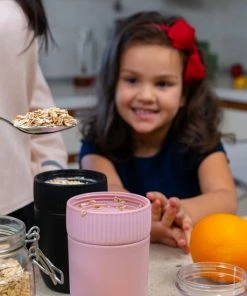 Beste deal ???? Coninx Yoghurtbeker To Go - Muesli Beker To Go - Lunchbeker - Mueslibeker 640ml (450ml+190ml) - Roze ⌛ -Yoshiko Shop 550x550 1159