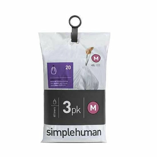 Uitgang ???? Simplehuman Afvalzakken Code M - 45 Liter - 60 Stuks ???? 5 Uitgang ???? Simplehuman Afvalzakken Code M - 45 Liter - 60 Stuks ???? - Afbeelding 3