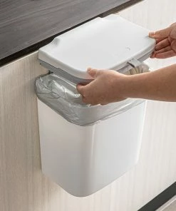 Top 10 ???? Mr. Green Mind 7L Prullenbak – Hangen Of Staan – Aanrecht Afvalbakje – GFT Afvalbakje – Wit - Goed Sluitende Deksel - Geen Geur En Fruitvliegen - Afvalscheiding ???? -Yoshiko Shop 550x550 1236