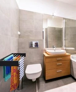 Aanbiedingen ???? Homestic© Inklapbaar Droogrek - 6m Drooglengte - Universeel Wasrek Voor In De Badkamer/Tuin/Slaapkamer/Balkon - Aluminium - Antraciet ✔️ -Yoshiko Shop 550x550 129