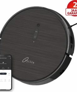 Uitgang ???? Merkloos Tjilla C100 Robotstofzuiger Met Dweilfunctie Extra Krachtig - V-SLAM - 30 Dagen Gratis Uittesten - Nederlandse Productie ????