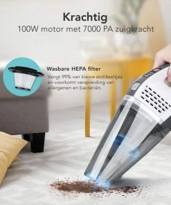 Goedkoop ⭐ LifeGoods Kruimelzuiger - Snoerloos - HEPA Filter - Donkergrijs - Incl. Opzetstukken ???? -Yoshiko Shop 550x550 1331