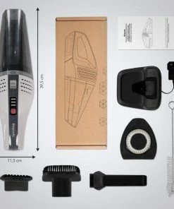 Goedkoop ⭐ LifeGoods Kruimelzuiger - Snoerloos - HEPA Filter - Donkergrijs - Incl. Opzetstukken ???? -Yoshiko Shop 550x550 1333