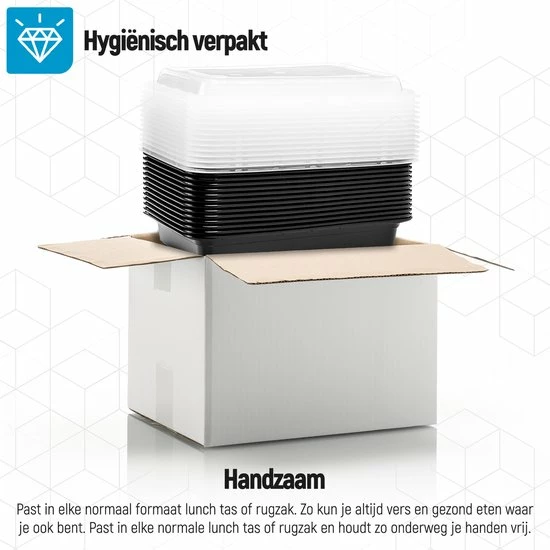 Gloednieuw ???? Meal Prep Bakjes - 10 Stuks - 1 Compartiment - Lunchbox - Diepvriesbakjes - Vershoudbakjes - Plastic Bakjes Met Deksel - Magnetron Bakjes Met Deksel - Meal Prep - Vershouddoos - 1L - BPA Vrij - Fitcrafters ???? 7 Gloednieuw ???? Meal Prep Bakjes - 10 Stuks - 1 Compartiment - Lunchbox - Diepvriesbakjes - Vershoudbakjes - Plastic Bakjes Met Deksel - Magnetron Bakjes Met Deksel - Meal Prep - Vershouddoos - 1L - BPA Vrij - Fitcrafters ???? - Afbeelding 5