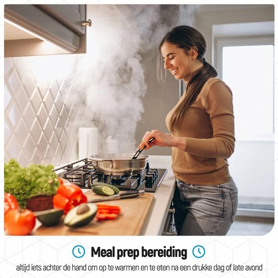 Gloednieuw ???? Meal Prep Bakjes - 10 Stuks - 1 Compartiment - Lunchbox - Diepvriesbakjes - Vershoudbakjes - Plastic Bakjes Met Deksel - Magnetron Bakjes Met Deksel - Meal Prep - Vershouddoos - 1L - BPA Vrij - Fitcrafters ???? 8 Gloednieuw ???? Meal Prep Bakjes - 10 Stuks - 1 Compartiment - Lunchbox - Diepvriesbakjes - Vershoudbakjes - Plastic Bakjes Met Deksel - Magnetron Bakjes Met Deksel - Meal Prep - Vershouddoos - 1L - BPA Vrij - Fitcrafters ???? - Afbeelding 6