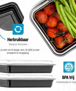 Gloednieuw ???? Meal Prep Bakjes - 10 Stuks - 1 Compartiment - Lunchbox - Diepvriesbakjes - Vershoudbakjes - Plastic Bakjes Met Deksel - Magnetron Bakjes Met Deksel - Meal Prep - Vershouddoos - 1L - BPA Vrij - Fitcrafters ???? 19 Gloednieuw ???? Meal Prep Bakjes - 10 Stuks - 1 Compartiment - Lunchbox - Diepvriesbakjes - Vershoudbakjes - Plastic Bakjes Met Deksel - Magnetron Bakjes Met Deksel - Meal Prep - Vershouddoos - 1L - BPA Vrij - Fitcrafters ???? -Yoshiko Shop 550x550 21