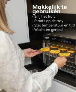 Top 10 ???? Vita5 Nobel PRO 6 Voedseldroger – Droogoven - RVS – 24-Uurs Timer – Led-bedieningspaneel – Dehydrator – 6 Laags ???? -Yoshiko Shop 550x550 257