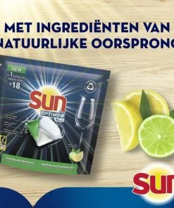 Uitgang ???? Sun Optimum All-in 1 Lemon Capsules – 90 Vaatwastabletten – Kwartaalbox ???? -Yoshiko Shop 550x550 277
