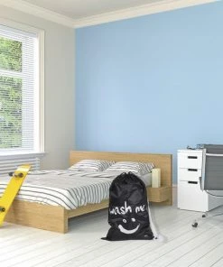 Beste Verkoop ✨ Wonair - Waszak Groot - 60x90cm - Zwart - Met Trekkoord En Draagband ???? -Yoshiko Shop 550x550 371