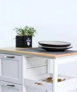 Korting ???? Anaterra Keukentrolley Op Wieltjes - Serveerwagen - Wit/Grenenhout - Met Lades - Rolwagen Keuken ???? 17 Korting ???? Anaterra Keukentrolley Op Wieltjes - Serveerwagen - Wit/Grenenhout - Met Lades - Rolwagen Keuken ???? -Yoshiko Shop 550x550 380