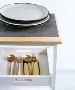 Korting ???? Anaterra Keukentrolley Op Wieltjes - Serveerwagen - Wit/Grenenhout - Met Lades - Rolwagen Keuken ???? 20 Korting ???? Anaterra Keukentrolley Op Wieltjes - Serveerwagen - Wit/Grenenhout - Met Lades - Rolwagen Keuken ???? -Yoshiko Shop 550x550 383