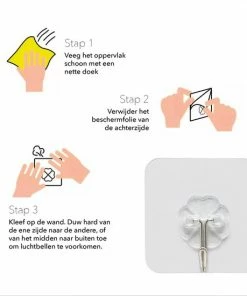 Top 10 ✔️ Merkwaar Zelfklevende Haken - 10 Stuks - Supersterk - Waterbestendig - Universeel Toepasbaar ???? -Yoshiko Shop 550x550 416