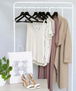 Goedkoop ⌛ LifeGoods Kledinghangers - 20 Stuks - Broeklat - Hout - Zwart ???? -Yoshiko Shop 550x550 44