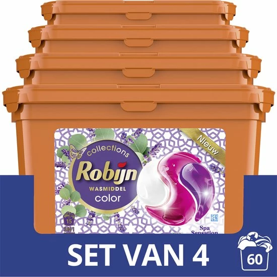 Begroting ???? Robijn Spa Sensation 3 In 1 Wascapsules - 4 X 15 Wasbeurten - Voordeelverpakking ???? 3 Begroting ???? Robijn Spa Sensation 3 In 1 Wascapsules - 4 X 15 Wasbeurten - Voordeelverpakking ????