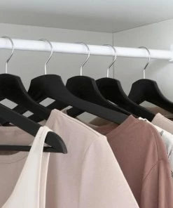 Goedkoop ⌛ LifeGoods Kledinghangers - 20 Stuks - Broeklat - Hout - Zwart ???? -Yoshiko Shop 550x550 48