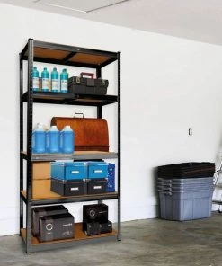 Kopen ???? LifeGoods Stellingkast - Opbergrek - 5 Planken - 875 Kg Draagkracht - 90x40x180 Cm - Metaal/MDF - Zwart ✔️ 11 Kopen ???? LifeGoods Stellingkast - Opbergrek - 5 Planken - 875 Kg Draagkracht - 90x40x180 Cm - Metaal/MDF - Zwart ✔️ -Yoshiko Shop 550x550 498