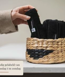 Nieuw ❤️ Kitchen Lab Co.® Microvezeldoekjes Zwart - Dagelijks Doekje Set 7 Stuks - 30x30cm - Gelabeld Met Weekdagen - Vaatdoekjes Microvezel ???? -Yoshiko Shop 550x550 527